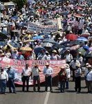 Oaxaca - Multitudinaria manifestación de la APPO