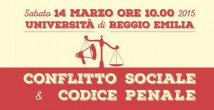 Reggio Emilia - Conflitto sociale e Codice Penale