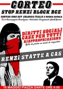 Napoli - #16m RENZI STATTE ‘A CASA