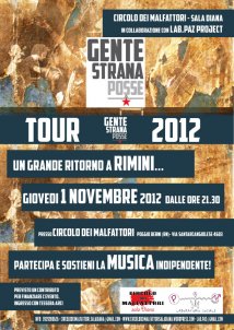 Rimini - Gente strana posse Tour. Riprendiamoci gli spazi