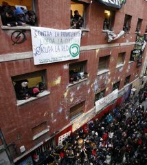 Madrid: sgomberato il centro sociale  Patio Maravillas