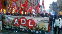 Bologna 23.11 - Corteo dei lavoratori della logistica contro i licenziamenti