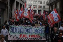 Treviso - Oltre 400 persone al corteo indetto da Adl Cobas