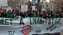 Spagna - In migliaia in tutto il paese manifestanto contro gli sfratti e per il diritto alla casa 