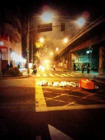 27.08.13 - Rio de Janeiro - Violenti scontri durante la manifestazione #ForaCabral