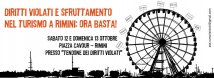 Rimini - Diritti violati e sfruttamento nel turismo: ora basta! 