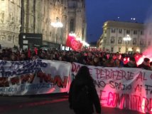 La Milano antifascista scende in piazza contro Forza Nuova
