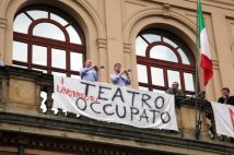Bologna-Protesta al Comunale