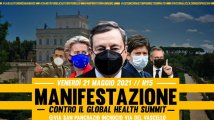 Roma - Manifestazione contro il Global Health Summit