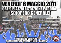 Padova - Comunicato studenti medi verso il 6 maggio