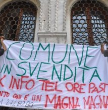 Venezia - Dipendenti comunali in sciopero contro il taglio degli stipendi e dei servizi!