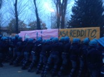 #15N Vicenza - Cariche e lacrimogeni al corteo antifascista