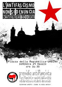 Urbino - L'antifascismo non si denuncia!