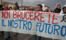 Castelfranco di Sotto (Pisa) - Non brucerete il nostro futuro!