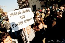 Rimini - Flash Mob "Natale 2012: niente da festeggiare, tutto da conquistare!"