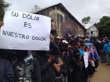 Foto comunicato EZLN ai familiari desaparecidos