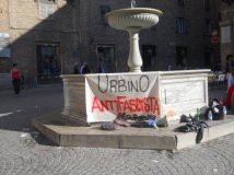 Urbino - Fuori i fascisti dalle nostre città!