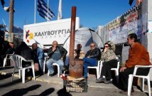 28.02.12 Grecia - Visita alla Ellenic Steel in sciopero da 120 giorni 