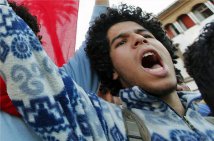 Foto manifestazione a Rabat il 20 febbraio 2011