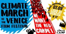 «We want the red carpet». Climate March to the Venice Film Festival on 7 September 2019