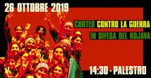 Contro la guerra, in difesa del Rojava: corteo sabato 26 ottobre a Milano