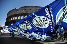 Roma - Interventi finali: Manifestazione per l'acqua bene comune in difesa del risultato dei referendum 