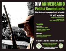 14° Anniversario della Policía Comunitaria: “esigiamo rispetto della nostra istituzione popolare”