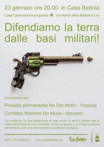 Reggio Emilia - Difendiamo la terra dalle basi militari