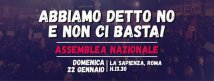 assemblea roma 22 gennaio