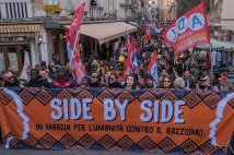 Venezia - Terza marcia per l'umanità. Side by Side. 