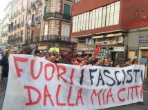 18.10.2014 Napoli - Fuori i fascisti dalla nostra città!