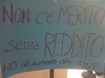 Padova - No all'aumento delle tasse
