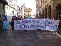 Padova – “Ministro Clini non lo scordare c'è un referendum da rispettare”
