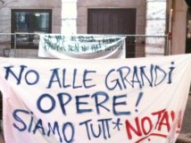 Treviso - Solidarietà alla Val Susa. Forza Luca!