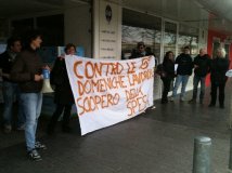 Treviso  #Occupysunday: manifestazione al Panorama