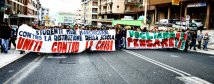 Ancona - Studenti medi Uniti contro la crisi in corteo