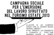 Rimini - "Campagna Sociale per l'emersione del Lavoro Gravemente Sfruttato nel turismo – Estate 2013"