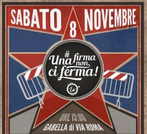 Reggio Emilia - Una firma non ci ferma: in piazza per democrazia e giustizia sociale