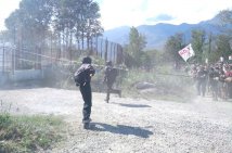 No Tav assediano cantiere di San Didero in Val di Susa