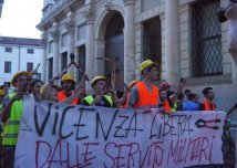 Vicenza- Tremila cesoie contro le servitù militari