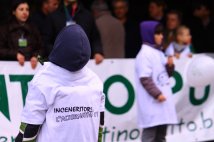 No inceneritore: in 1500 e 120 trattori in corteo per le vie di Trento