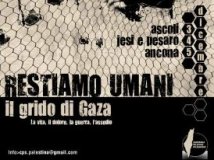 Gaza. Restiamo Umani: Vittorio Arrigoni nelle Marche 