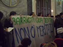 Napoli: studenti e precari irrompono al convegno di Almalaurea e Federico II
