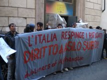 Roma antirazzista - Presidio in difesa dei rifugiati afgani