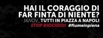 Stop Biocidio - 16 novembre #fiumeinpiena