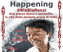 Ancona 29/5/2015 Happening antirenzi e antiausterity #blablaRenzi