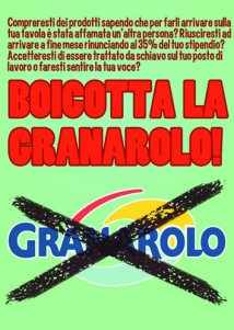 Da Bologna all'Emilia Romagna: #BoicottaGranarolo! 