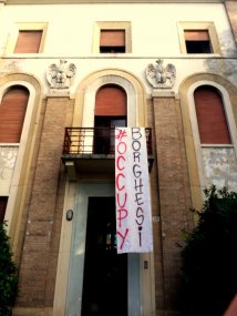 Vicenza- Termina l'occupazione della ex caserma Borghesi ma a volte si ritorna, qui o altrove