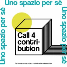 Call for contribution: “Uno spazio per sé”