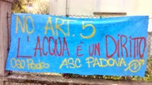 Padova - L'acqua è un diritto e ce lo riprendiamo!